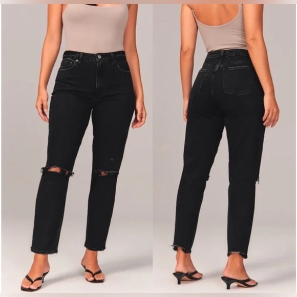 Abercrombie & Fitch High Rise Mom Jean - Picture 1 of 3
